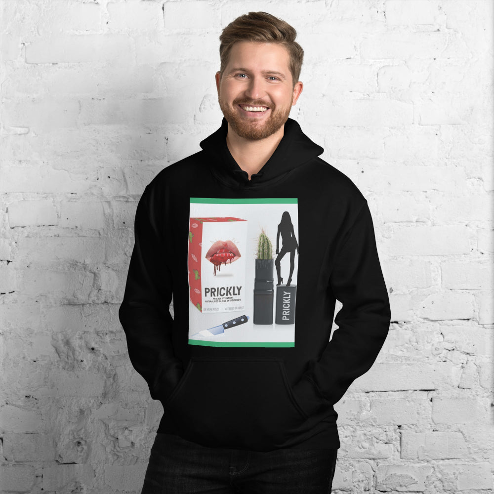 hoodie-hooded-sweatshirt-cactus-lipstick-red-design-snapnote-streetwear-black-man-front
