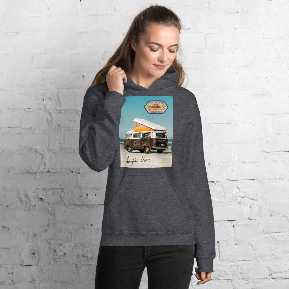 hoodie-hooded-sweatshirt-camping-surf-blue-design-snapnote-streetwear-dark-heather-woman-front