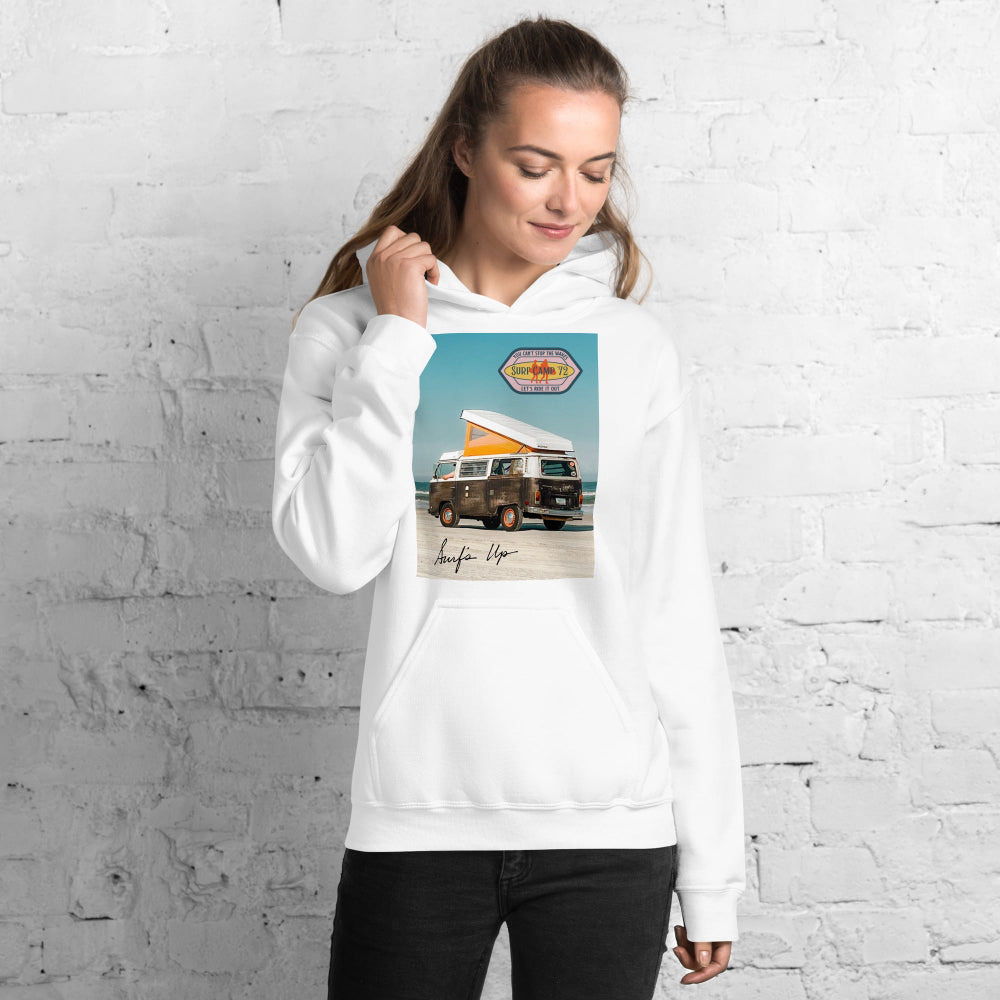 hoodie-hooded-sweatshirt-camping-surf-blue-design-snapnote-streetwear-white-woman-front