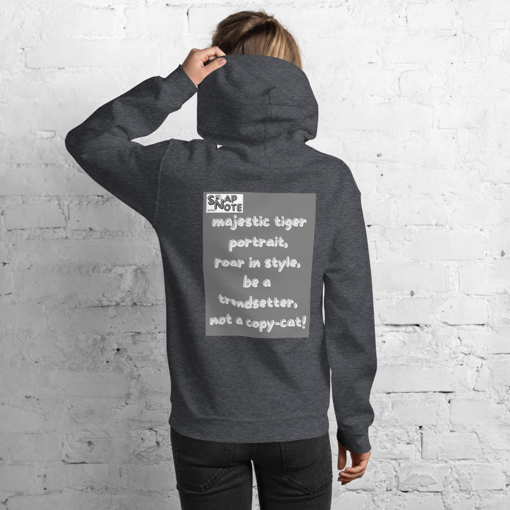 hoodie-hooded-sweatshirt-crown-tiger-grey-design-snapnote-streetwear-dark-heather-woman-back