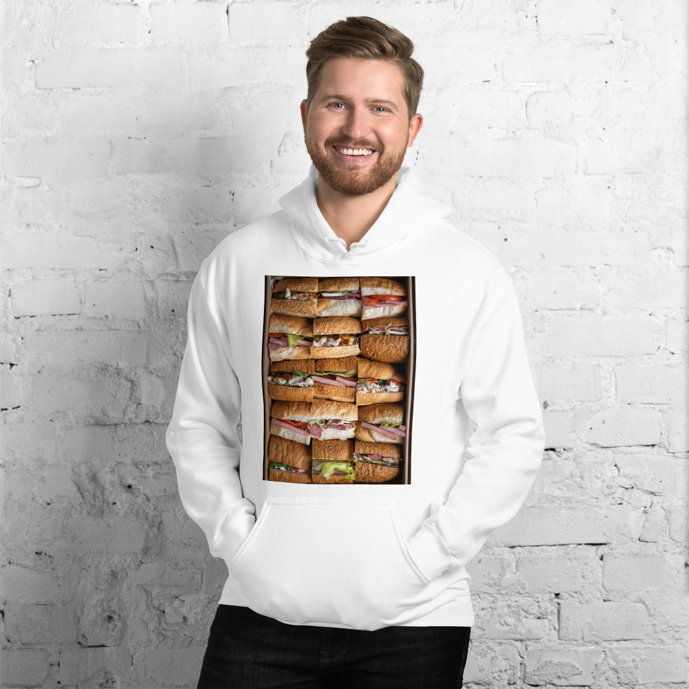 hoodie-hooded-sweatshirt-fast-food-sandwiches-green-design-snapnote-streetwear-white-man-front