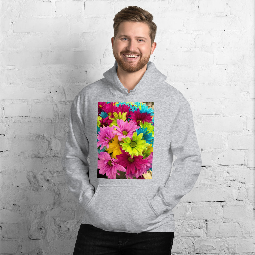 hoodie-hooded-sweatshirt-hippie-flowers-green-design-snapnote-streetwear-sport-grey-man-front