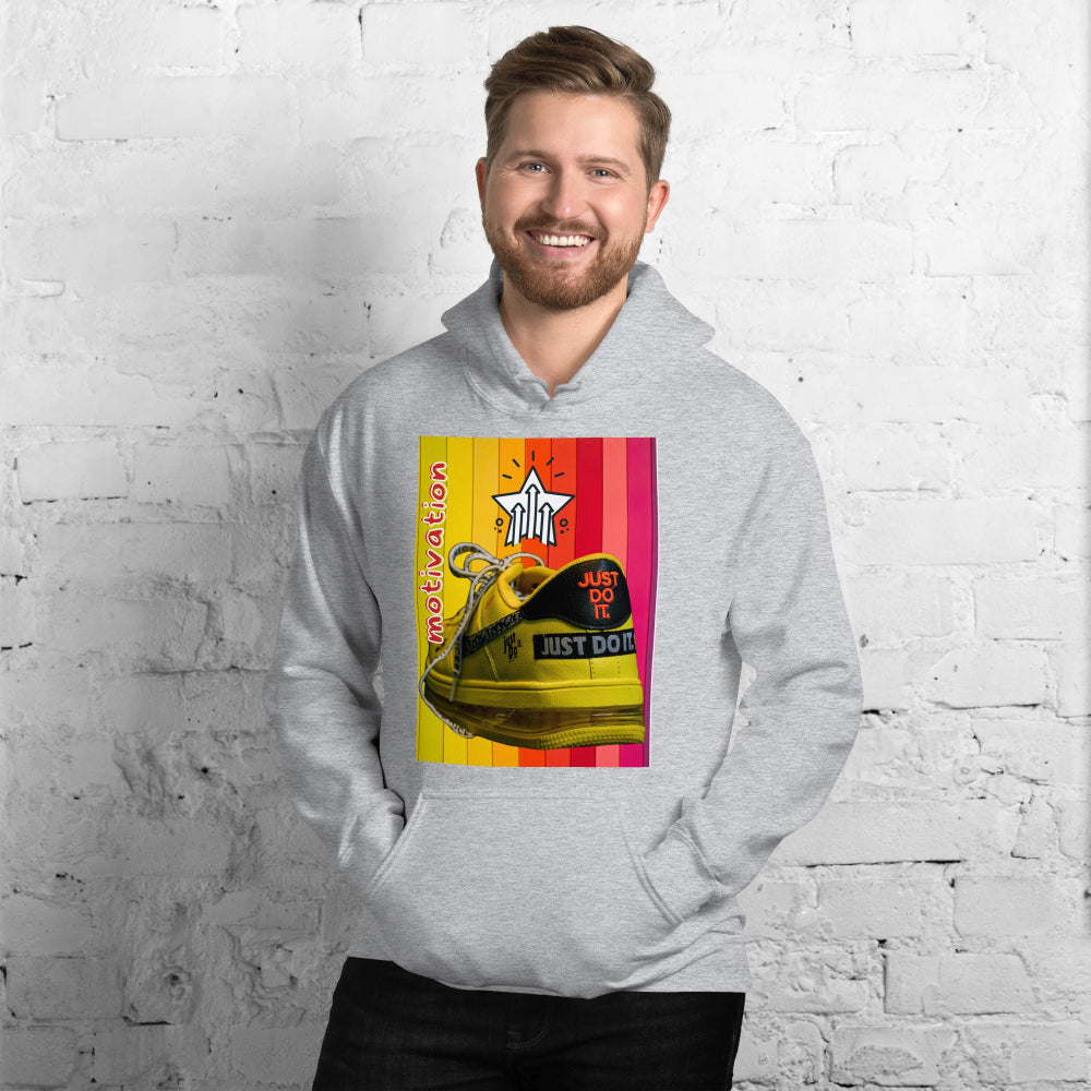 hoodie-hooded-sweatshirt-motivation-sneaker-orange-design-snapnote-streetwear-sport-grey-man-front