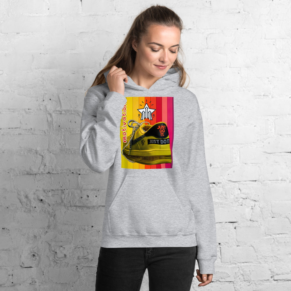 hoodie-hooded-sweatshirt-motivation-sneaker-orange-design-snapnote-streetwear-sport-grey-woman-front