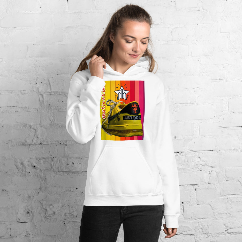 hoodie-hooded-sweatshirt-motivation-sneaker-orange-design-snapnote-streetwear-white-woman-front