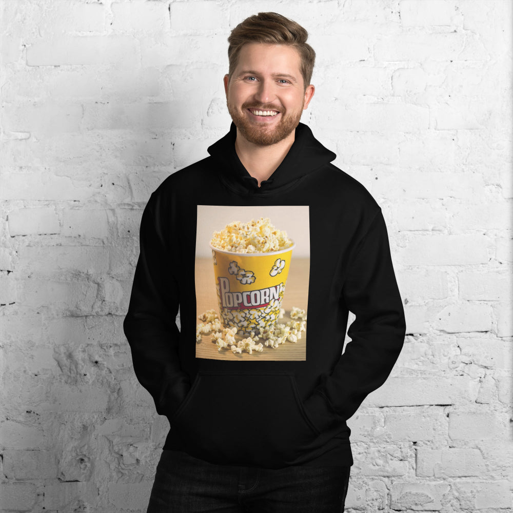 hoodie-hooded-sweatshirt-movie-night-popcorn-red-design-snapnote-streetwear-black-man-front