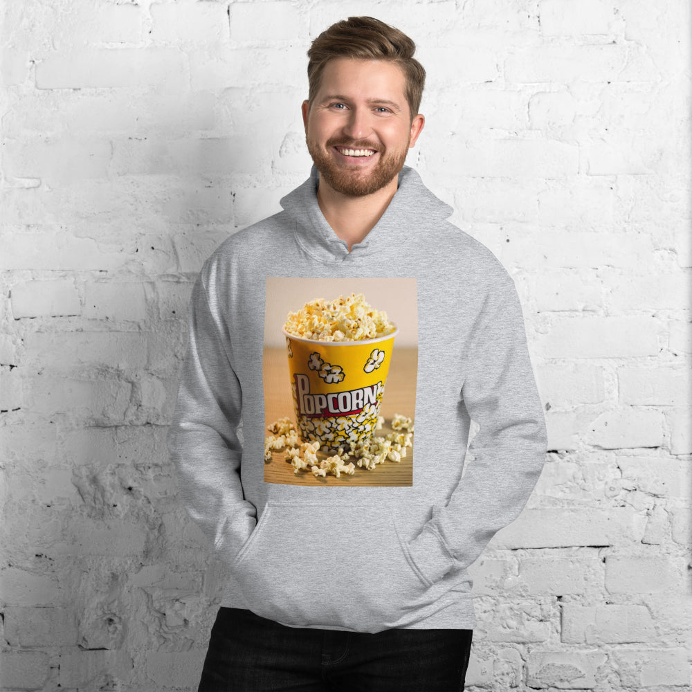 hoodie-hooded-sweatshirt-movie-night-popcorn-red-design-snapnote-streetwear-sport-grey-man-front