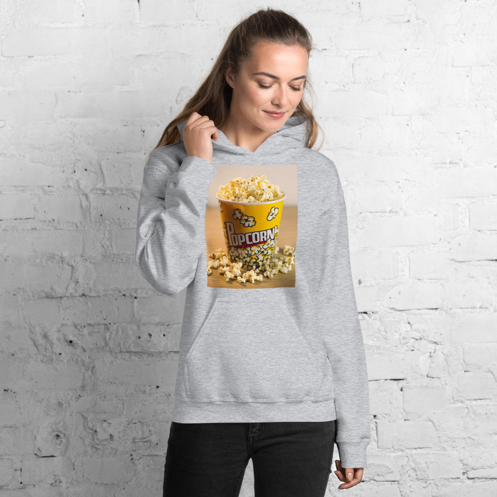 hoodie-hooded-sweatshirt-movie-night-popcorn-red-design-snapnote-streetwear-sport-grey-woman-front