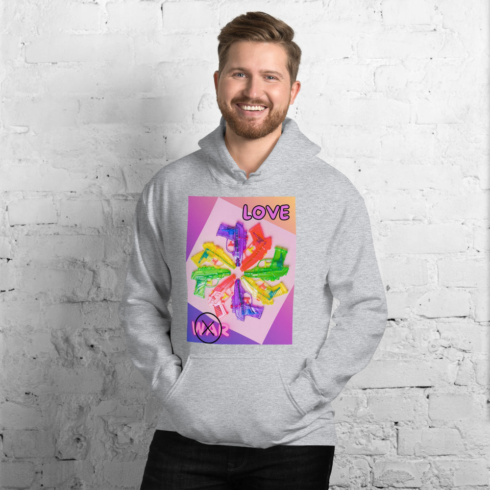 hoodie-hooded-sweatshirt-peace-and-love-pink-design-snapnote-streetwear-sport-grey-man-front