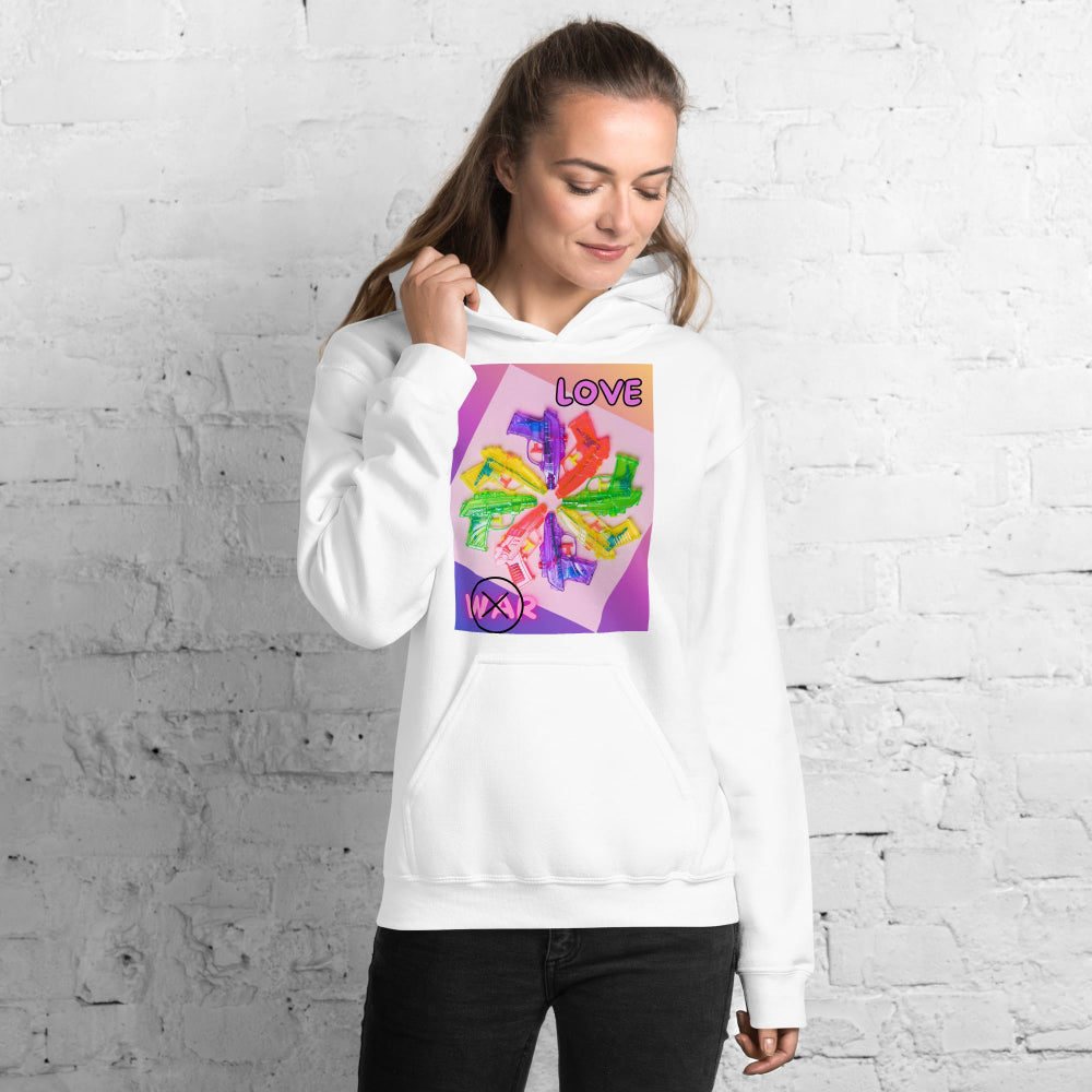 hoodie-hooded-sweatshirt-peace-and-love-pink-design-snapnote-streetwear-white-woman-front