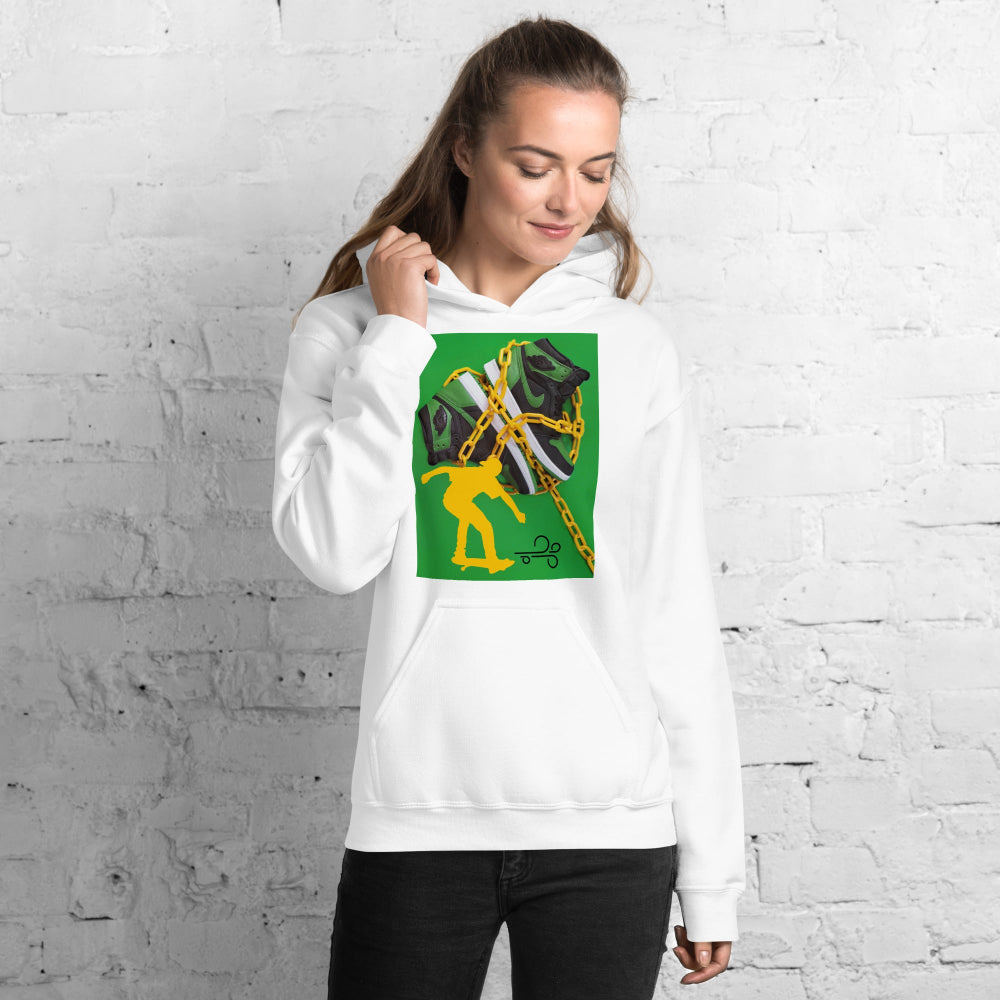 hoodie-hooded-sweatshirt-skateboard-sneakers-yellow-design-snapnote-streetwear-white-woman-front