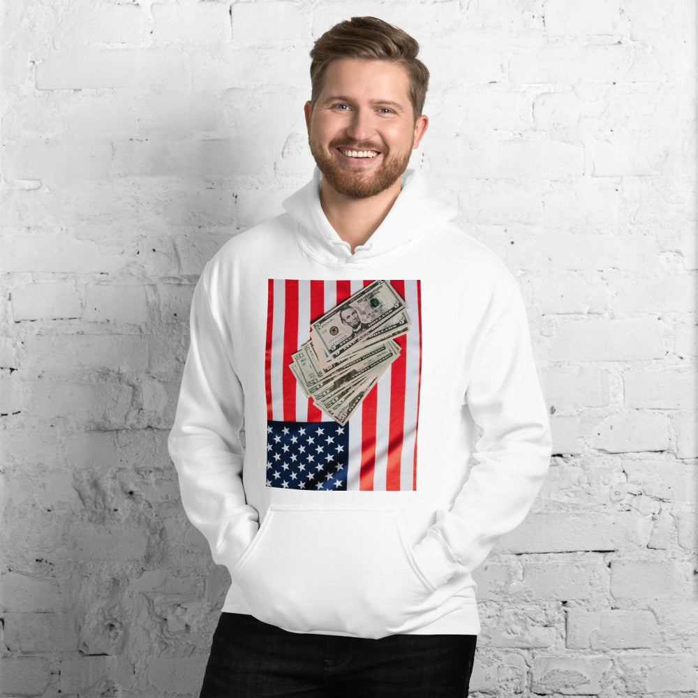 hoodie-hooded-sweatshirt-usa-flag-dollars-beige-design-snapnote-streetwear-white-man-front