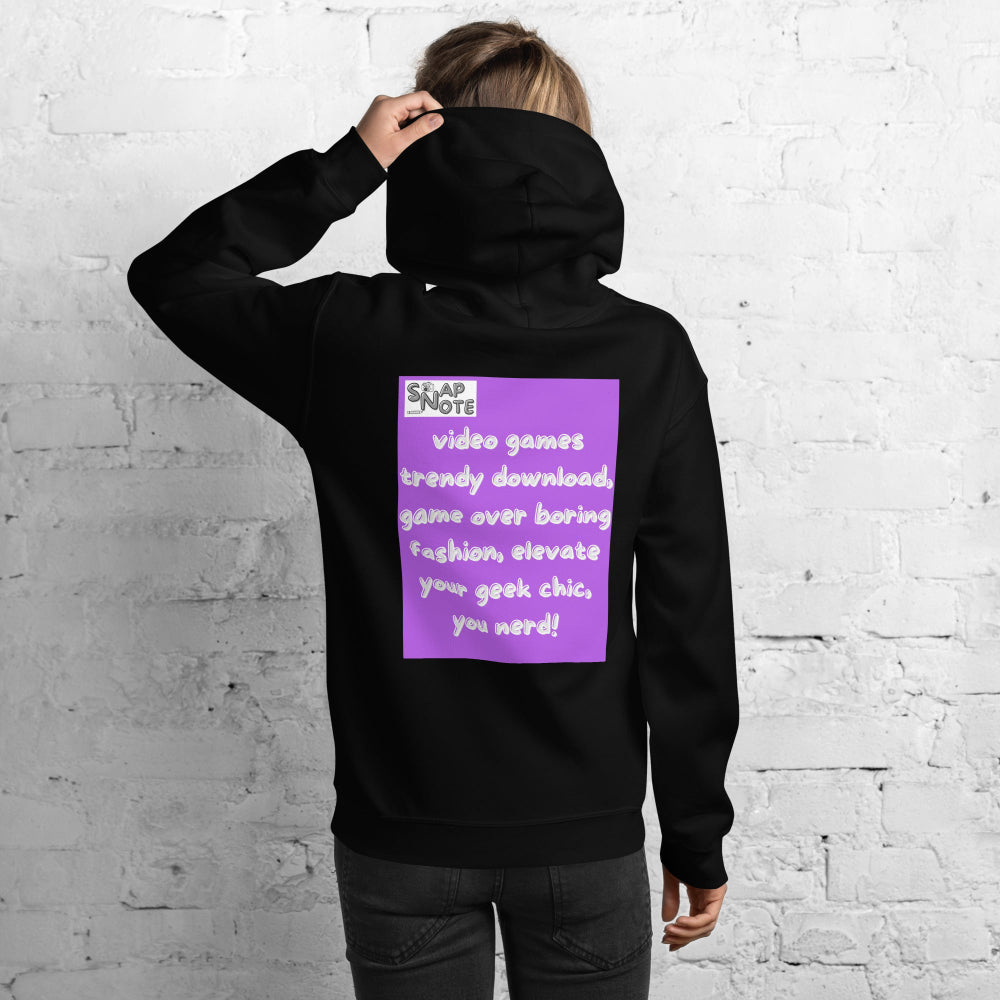 hoodie-hooded-sweatshirt-video-game-purple-design-snapnote-streetwear-black-woman-back