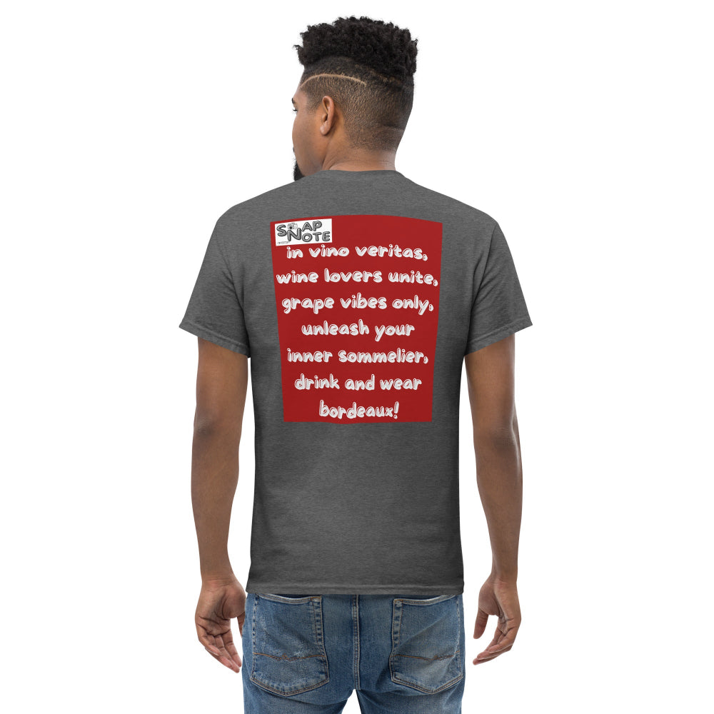 t-shirt-classic-graphic-bordeaux-bottles-maroon-design-snapnote-streetwear-dark-heather-man-back