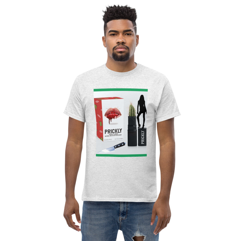 t-shirt-classic-graphic-cactus-lipstick-red-design-snapnote-streetwear-ash-man-front