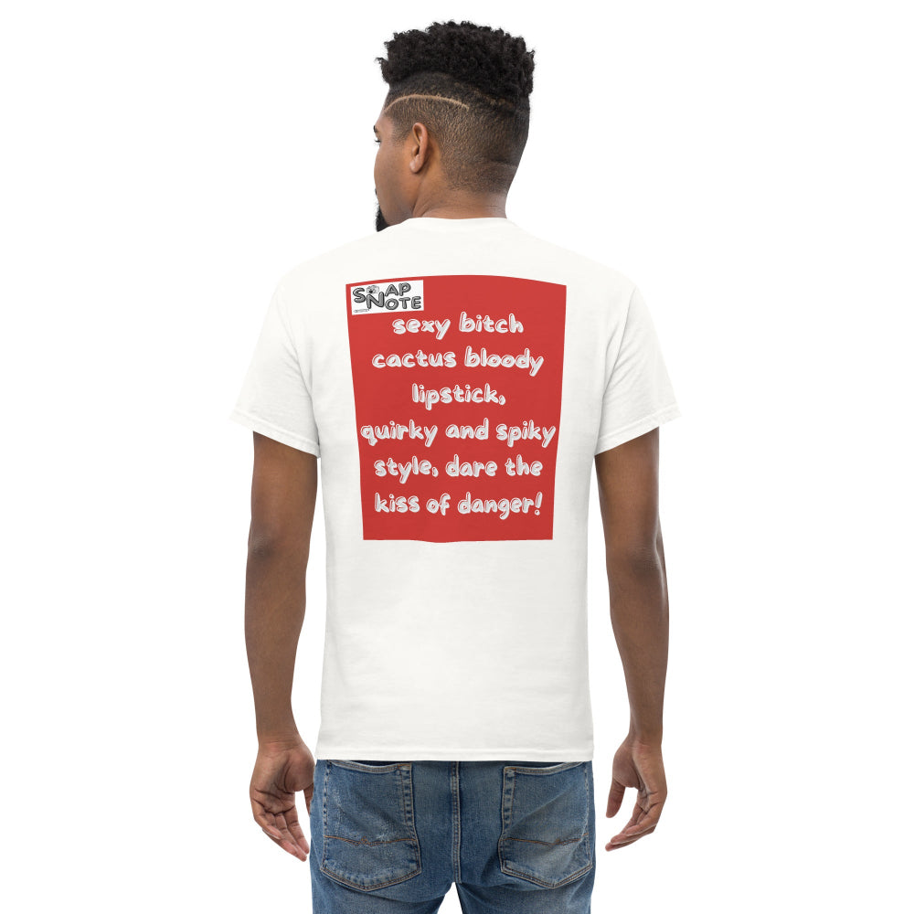 t-shirt-classic-graphic-cactus-lipstick-red-design-snapnote-streetwear-white-man-back