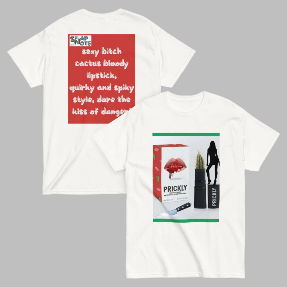 t-shirt-classic-graphic-cactus-lipstick-red-design-snapnote-streetwear-white
