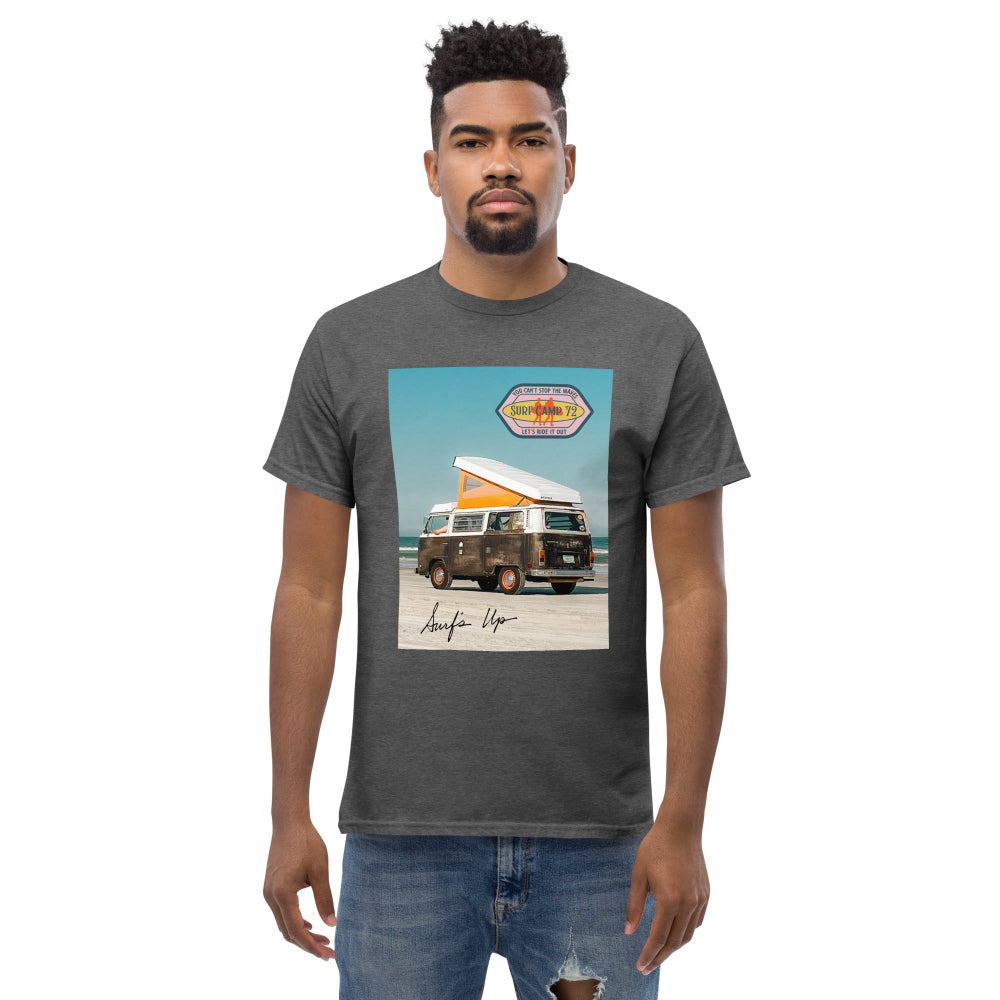 t-shirt-classic-graphic-campingsurf-blue-design-snapnote-streetwear-dark-heather-man-front