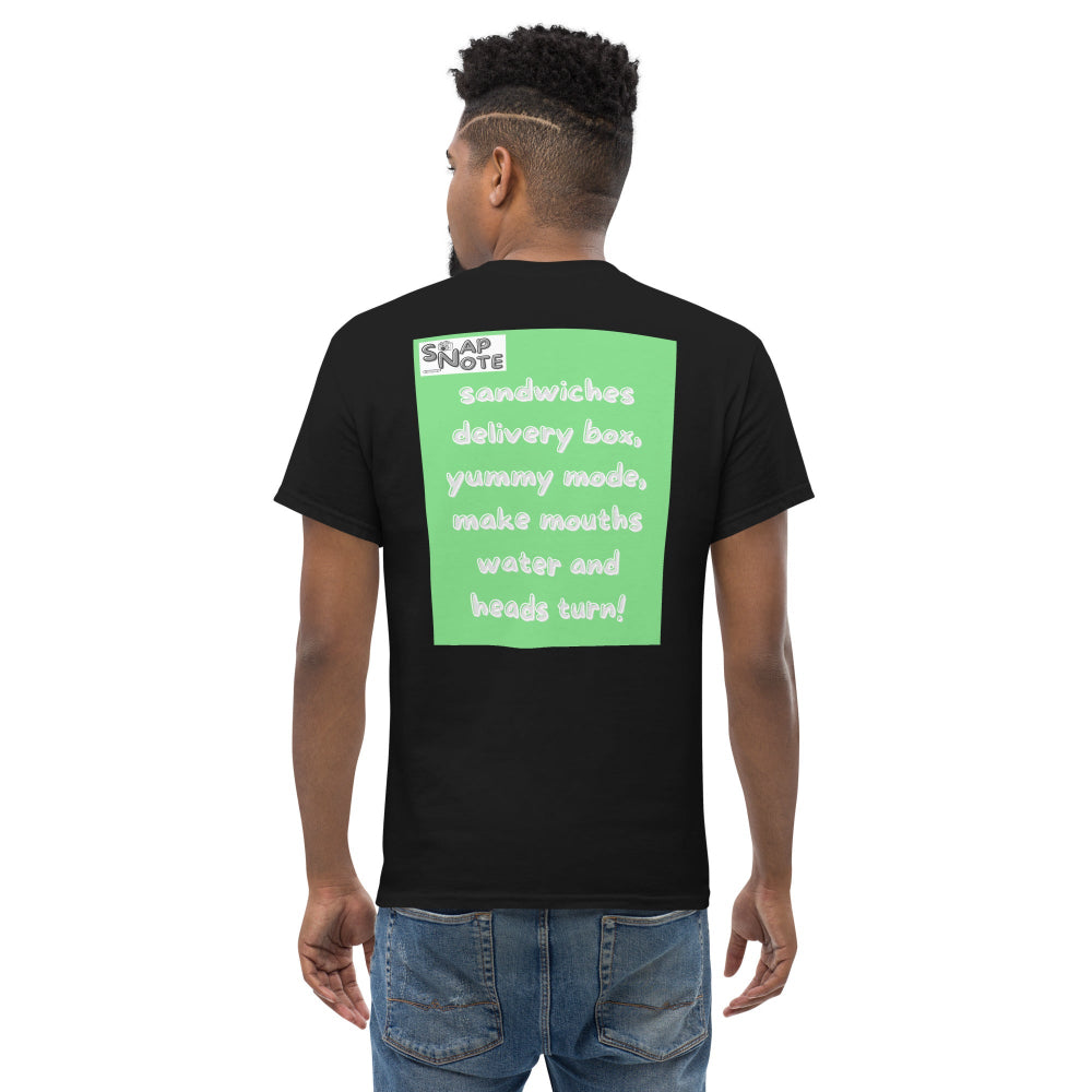 t-shirt-classic-graphic-fast-food-sandwiches-green-design-snapnote-streetwear-black-man-back