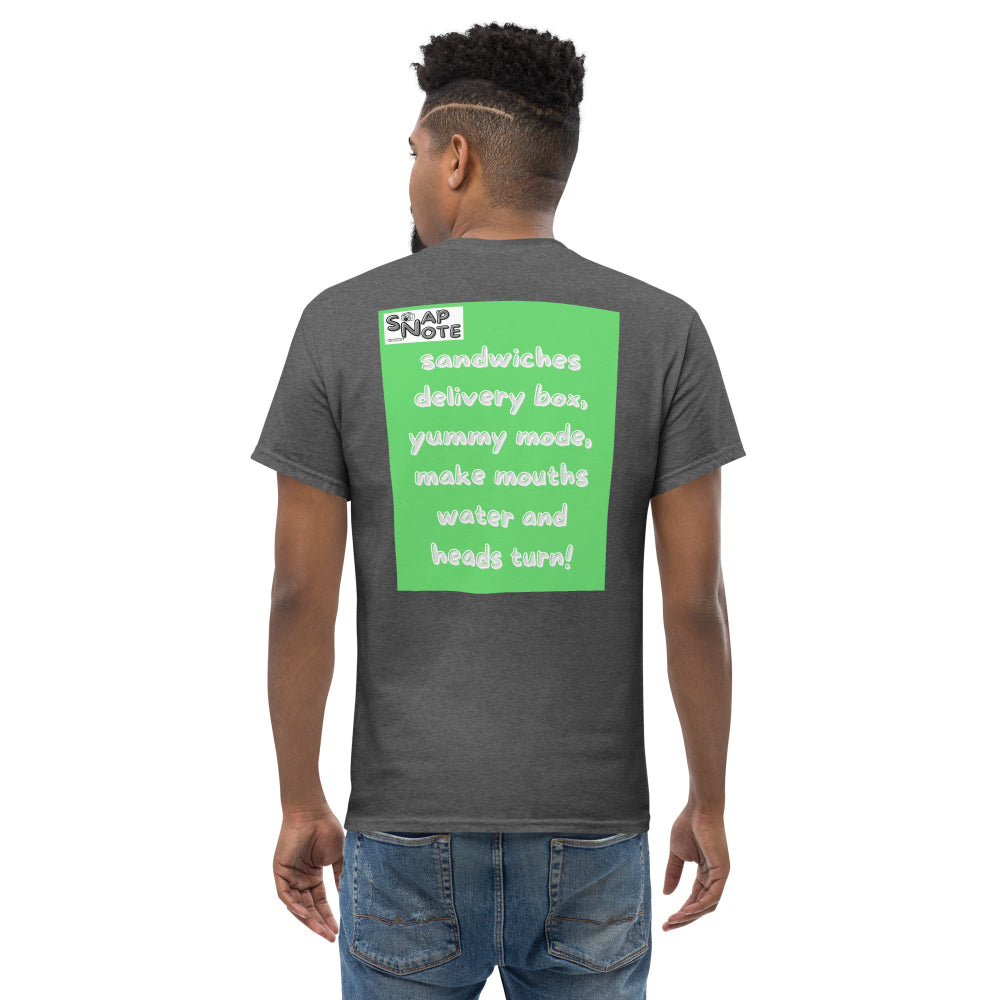 t-shirt-classic-graphic-fast-food-sandwiches-green-design-snapnote-streetwear-dark-heather-man-back