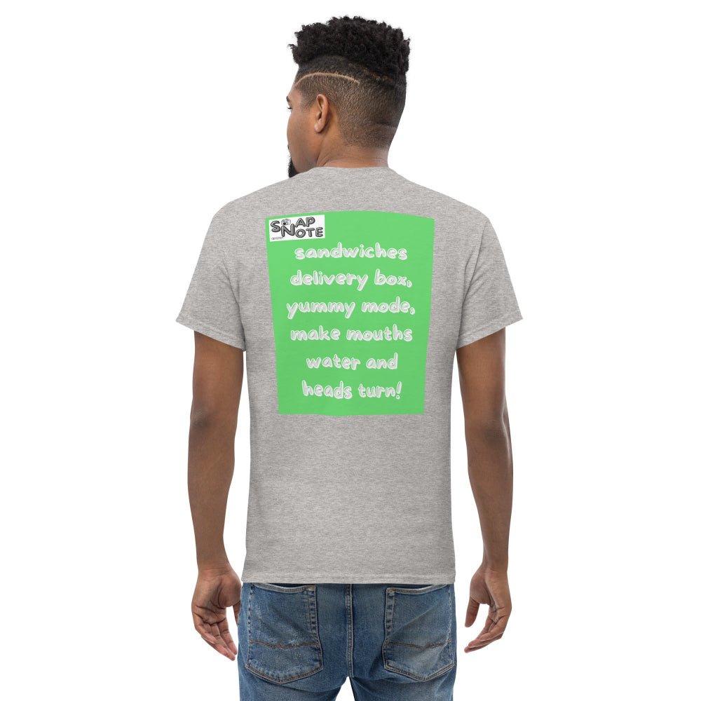 t-shirt-classic-graphic-fast-food-sandwiches-green-design-snapnote-streetwear-sport-grey-man-back