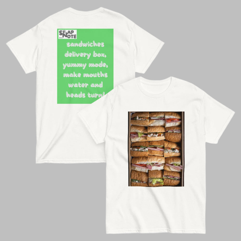 t-shirt-classic-graphic-fast-food-sandwiches-green-design-snapnote-streetwear-white