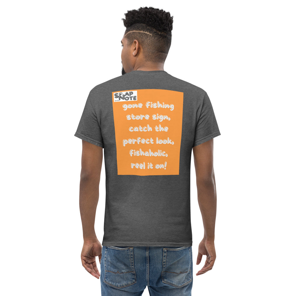 t-shirt-classic-graphic-fishing-store-orange-design-snapnote-streetwear-dark-heather-man-back