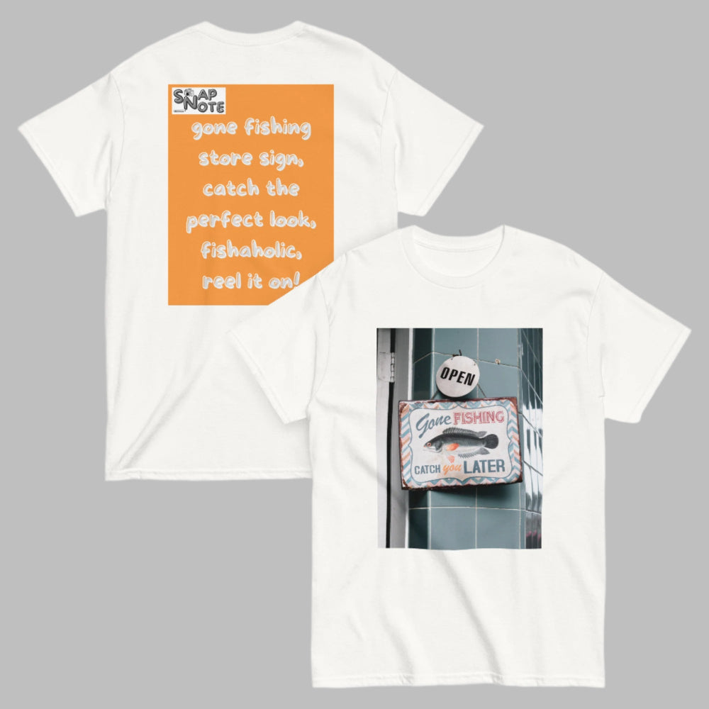 t-shirt-classic-graphic-fishing-store-orange-design-snapnote-streetwear-white