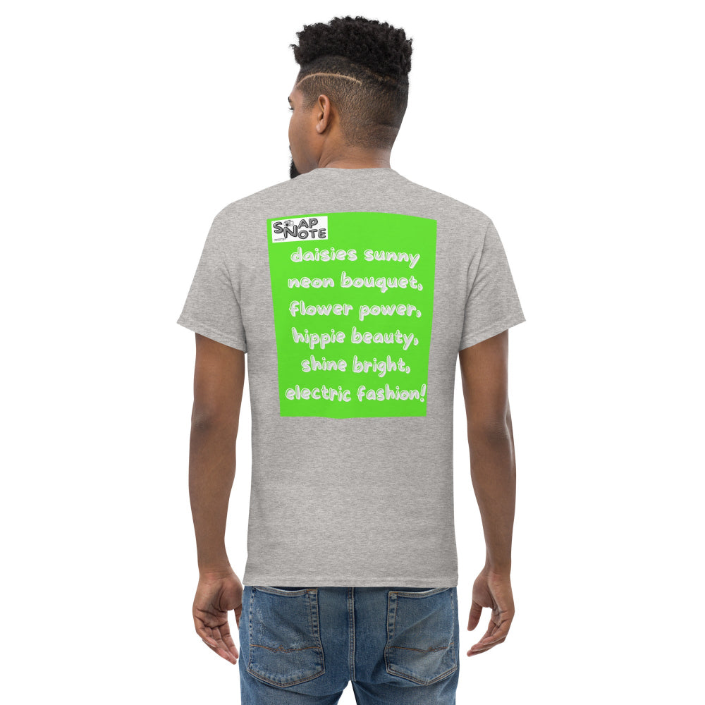 t-shirt-classic-graphic-hippie-flowers-green-design-snapnote-streetwear-sport-grey-man-back