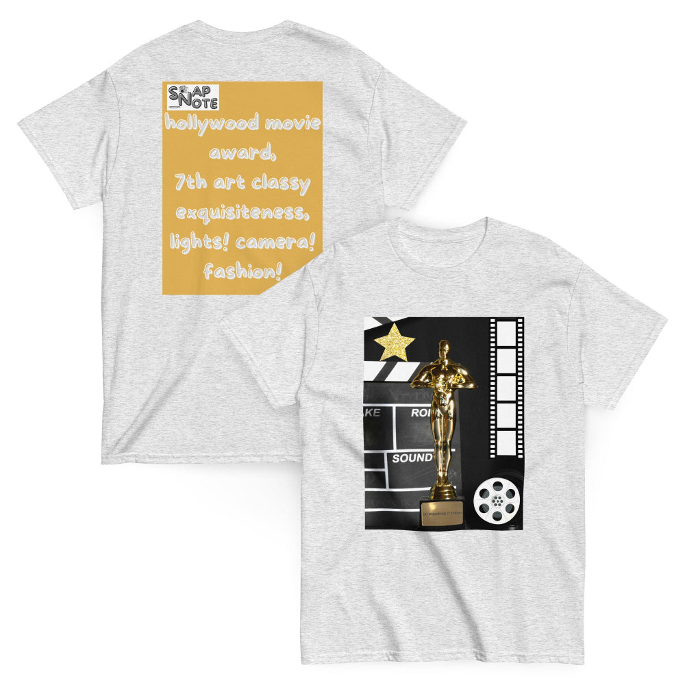 t-shirt-classic-graphic-hollywood-award-gold-design-snapnote-streetwear-ash