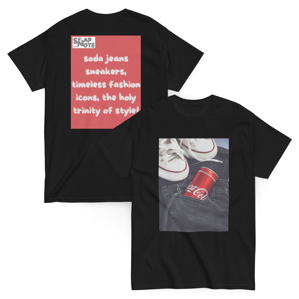 t-shirt-classic-graphic-iconic-brands-red-design-snapnote-streetwear-black