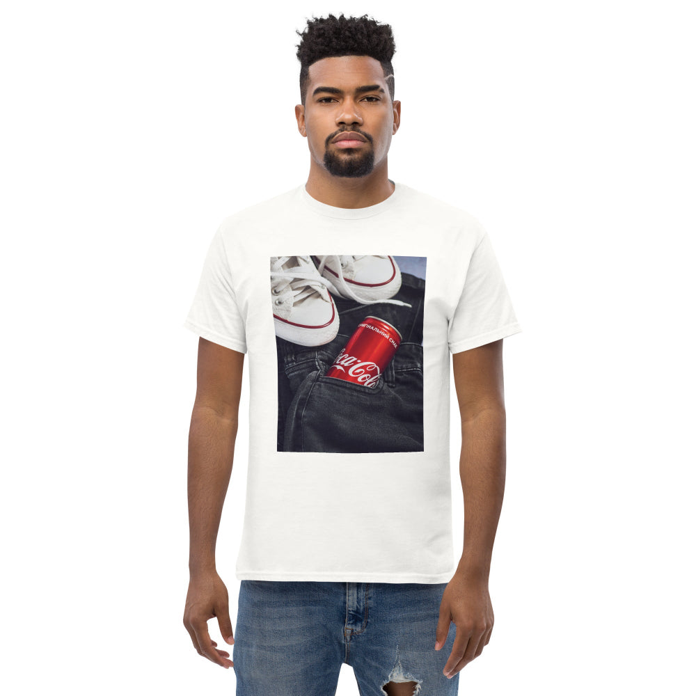 t-shirt-classic-graphic-iconic-brands-red-design-snapnote-streetwear-white-man-front