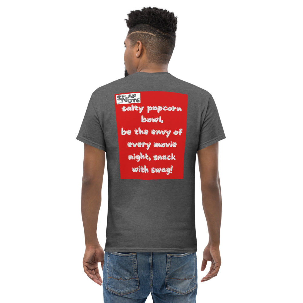 t-shirt-classic-graphic-movie-night-popcorn-red-design-snapnote-streetwear-dark-heather-man-back