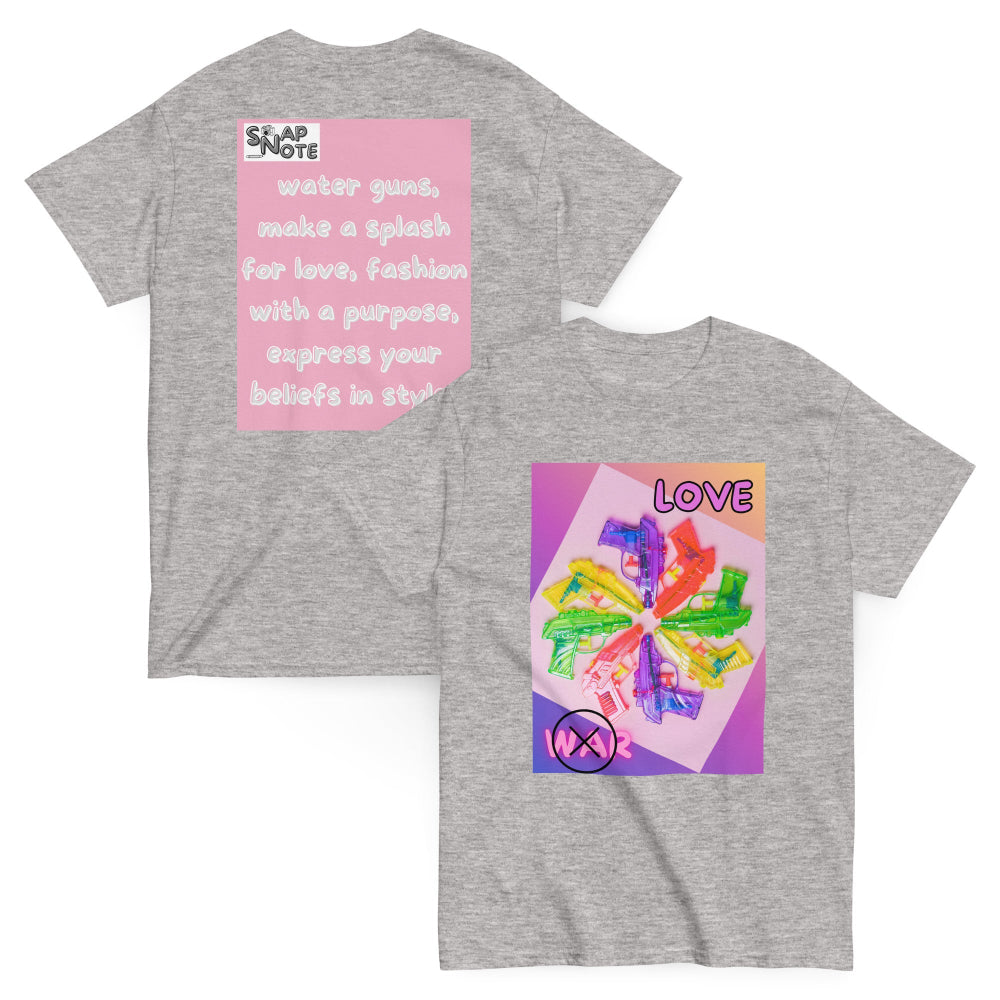 t-shirt-classic-graphic-peace-and-love-pink-design-snapnote-streetwear-sport-grey