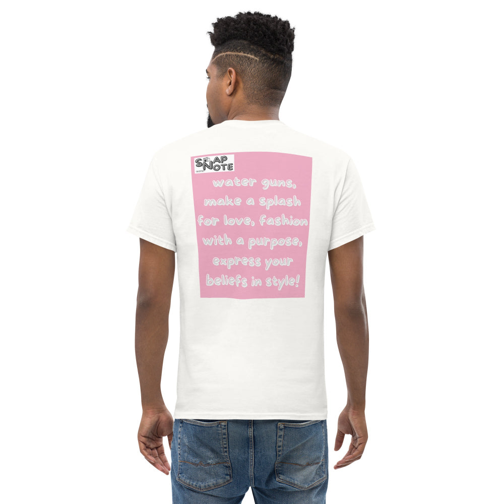 t-shirt-classic-graphic-peace-and-love-pink-design-snapnote-streetwear-white-man-back