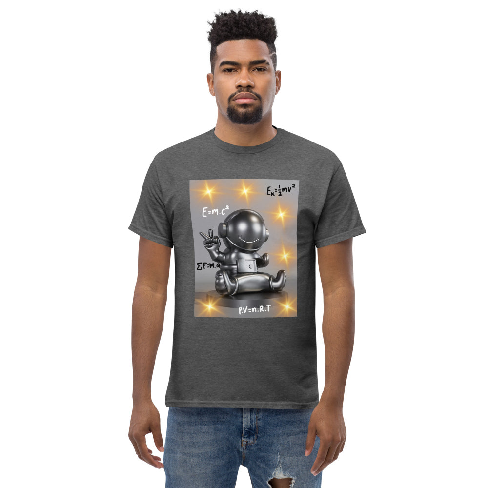t-shirt-classic-graphic-spaceman-physics-orange-design-snapnote-streetwear-dark-heather-man-front