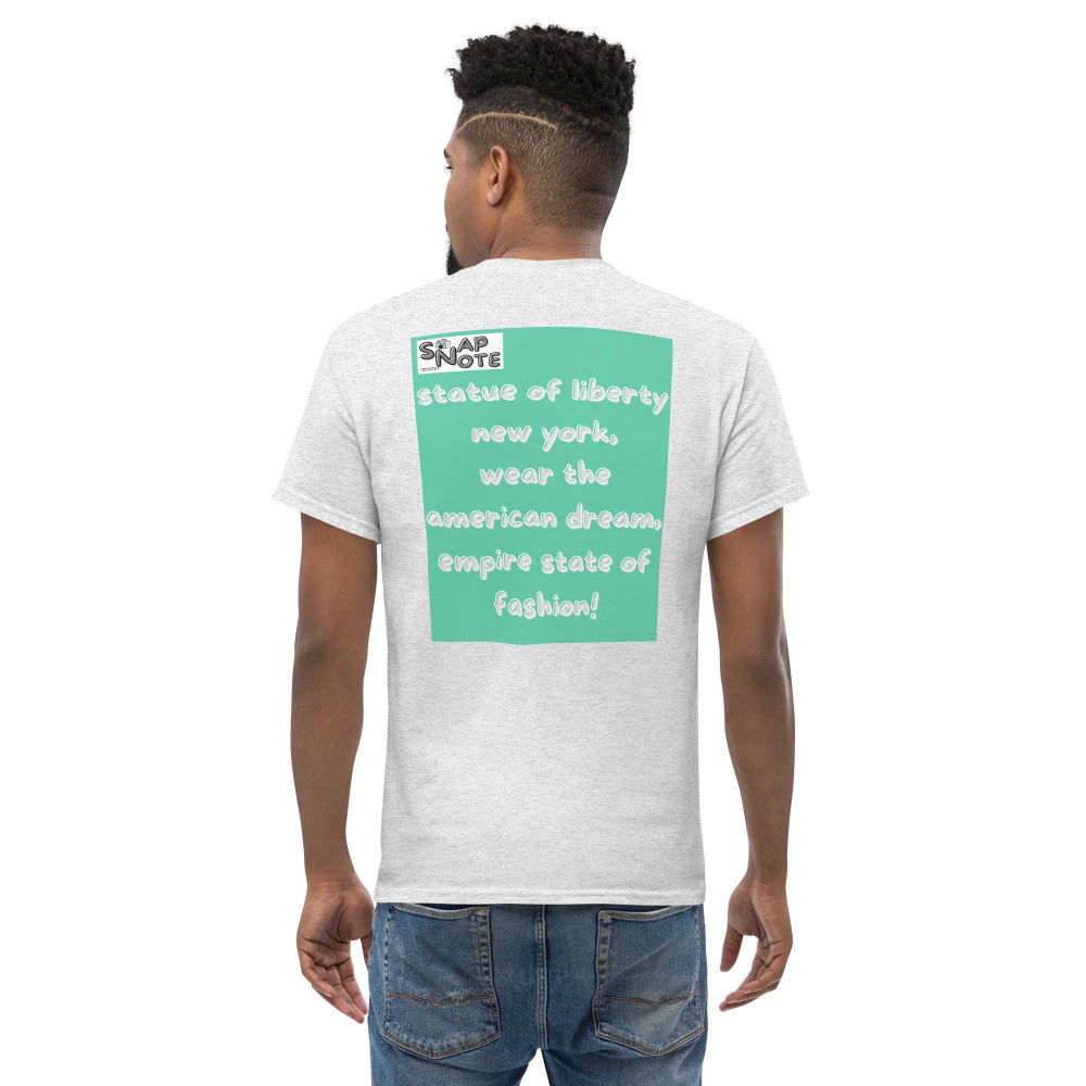 t-shirt-classic-graphic-statue-liberty-turquoise-design-snapnote-streetwear-ash-man-back