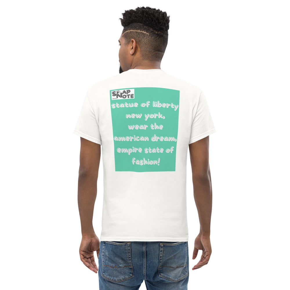 t-shirt-classic-graphic-statue-liberty-turquoise-design-snapnote-streetwear-white-man-back