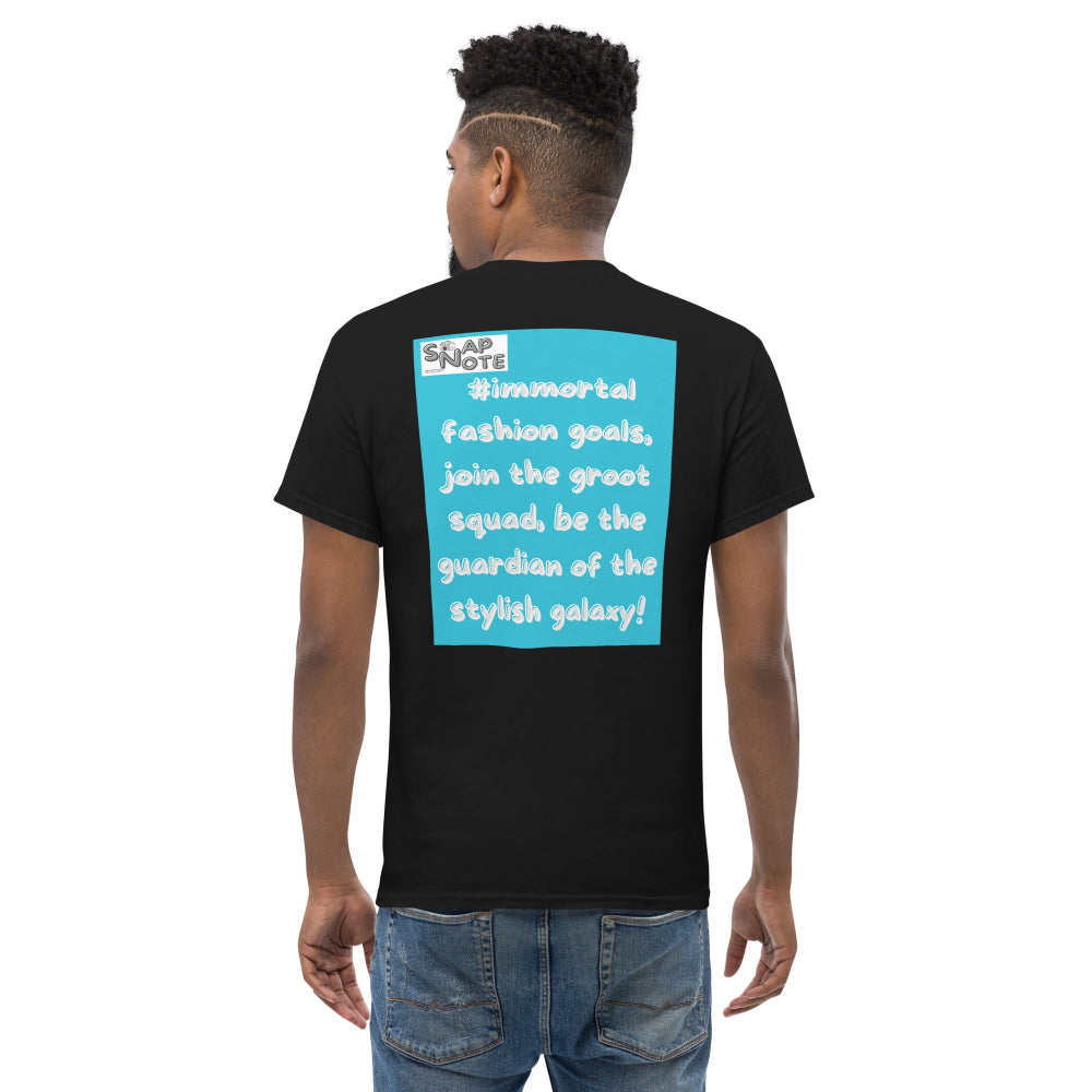 t-shirt-classic-graphic-superhero-shopping-blue-design-snapnote-streetwear-black-man-back