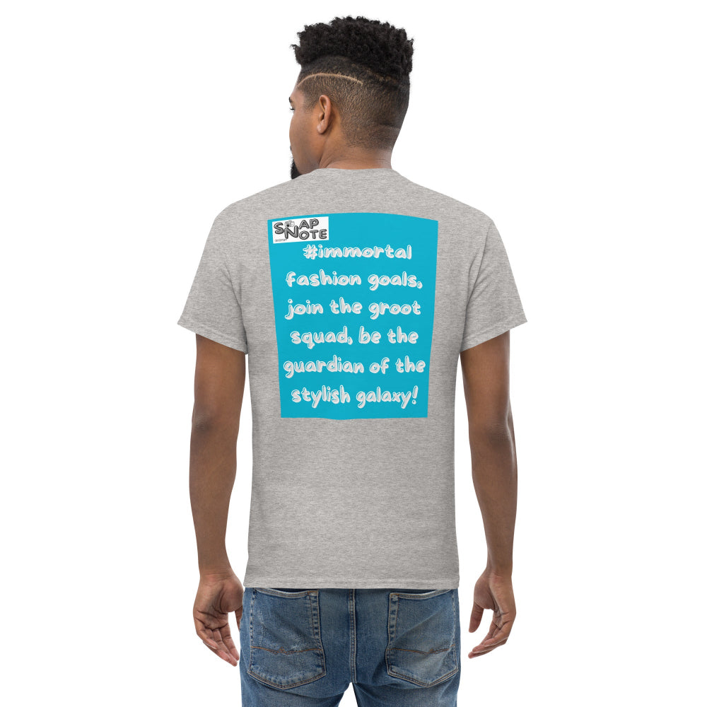 t-shirt-classic-graphic-superhero-shopping-blue-design-snapnote-streetwear-sport-grey-man-back