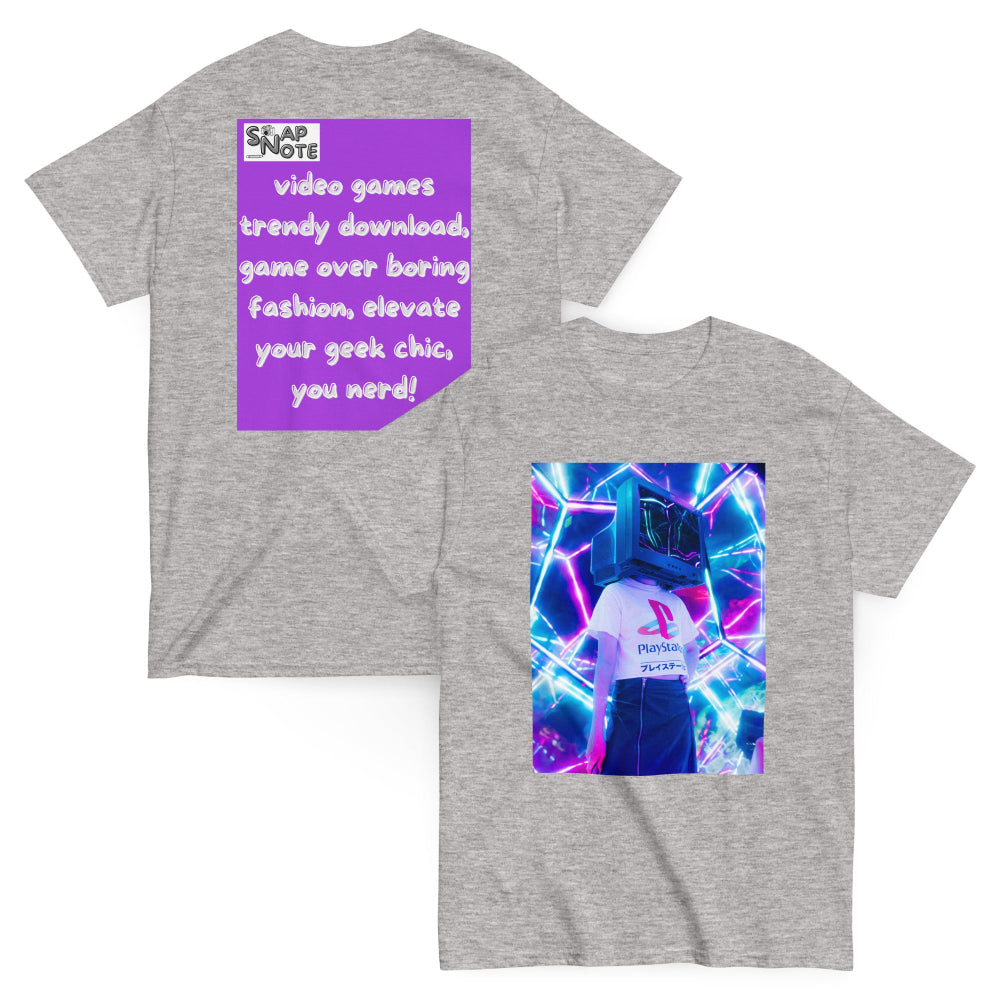 t-shirt-classic-graphic-video-game-purple-design-snapnote-streetwear-sport-grey