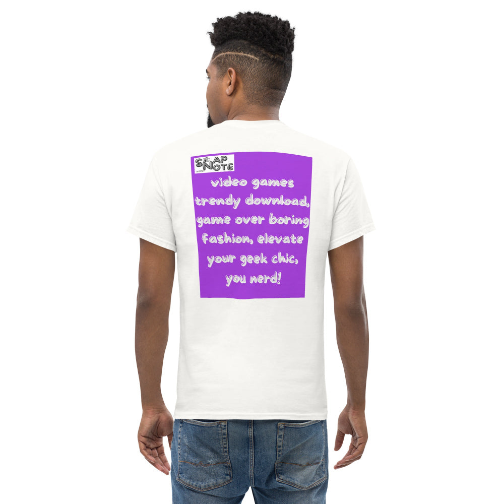 t-shirt-classic-graphic-video-game-purple-design-snapnote-streetwear-white-man-back