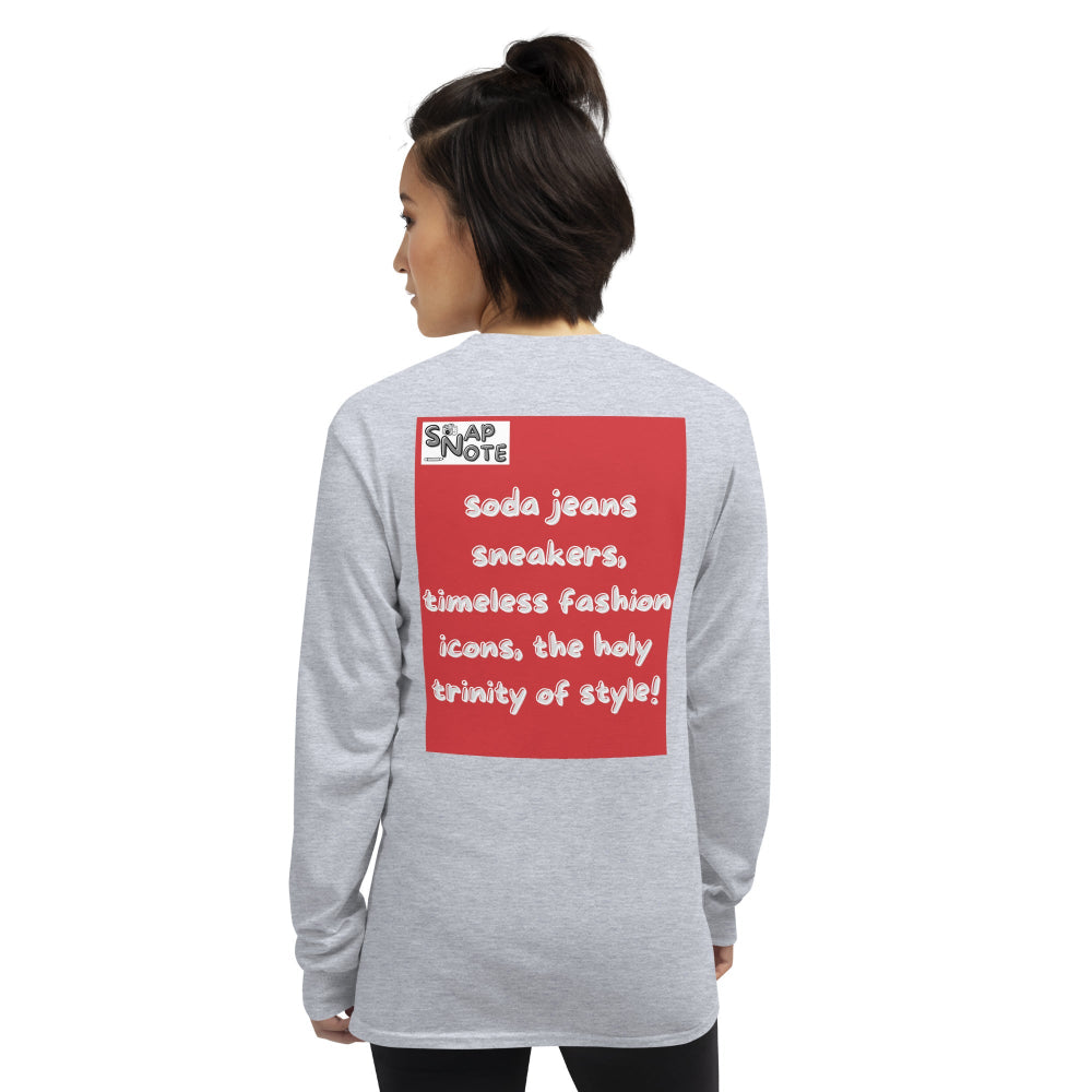 t-shirt-long-sleeves-iconic-brands-red-design-snapnote-streetwear-sport-grey-woman-back