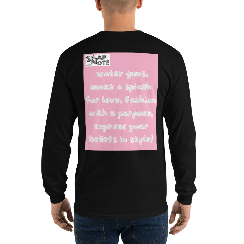 t-shirt-long-sleeves-peace-and-love-pink-design-snapnote-streetwear-black-man-back