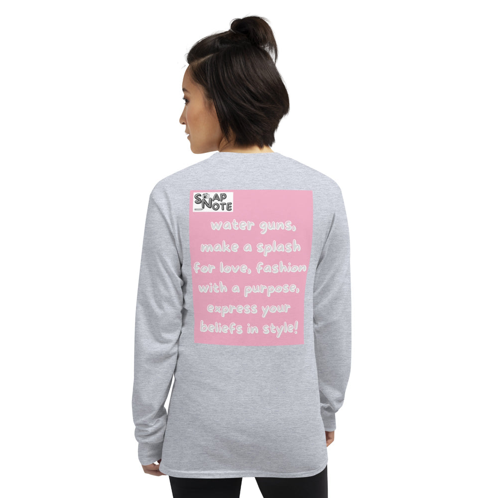 t-shirt-long-sleeves-peace-and-love-pink-design-snapnote-streetwear-sport-grey-woman-back