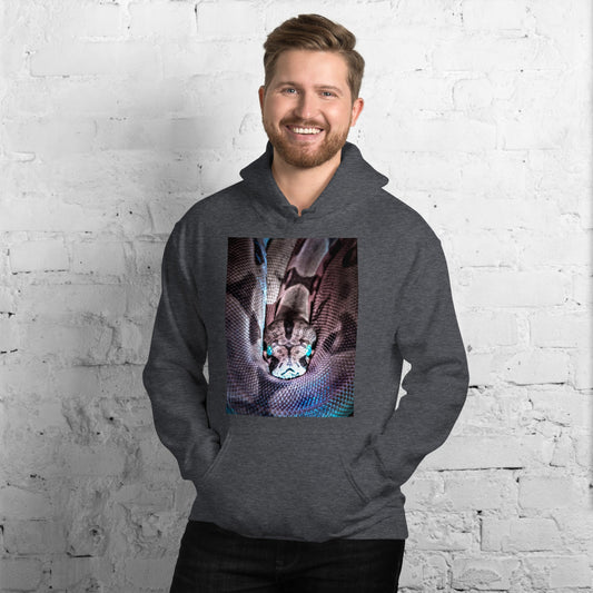 hoodie-hooded-sweatshirt-blue-eyes-snake-blue-design-snapnote-streetwear-dark-heather-man-front