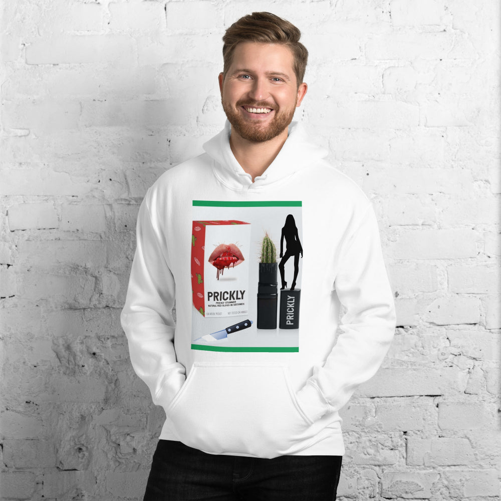 hoodie-hooded-sweatshirt-cactus-lipstick-red-design-snapnote-streetwear-white-man-front