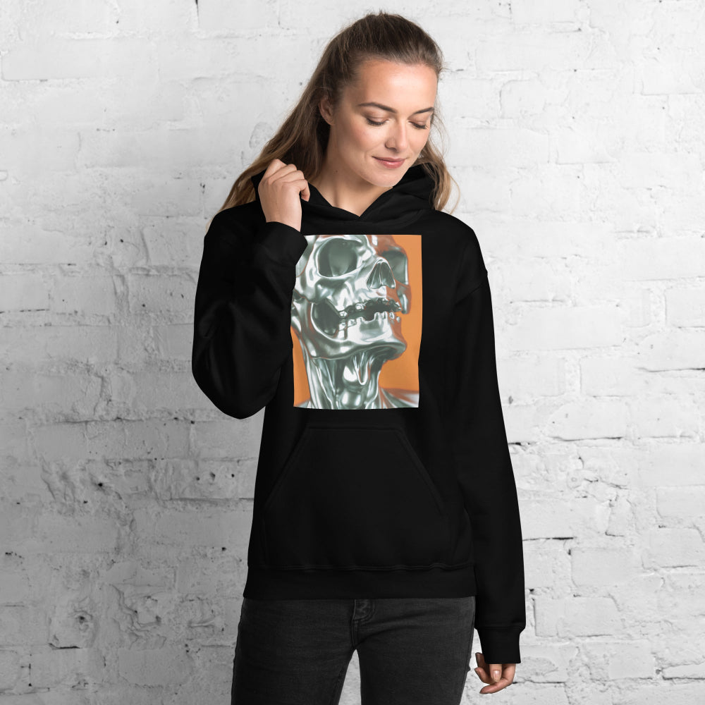 hoodie-hooded-sweatshirt-creepy-skull-military-green-design-snapnote-streetwear-black-woman-front