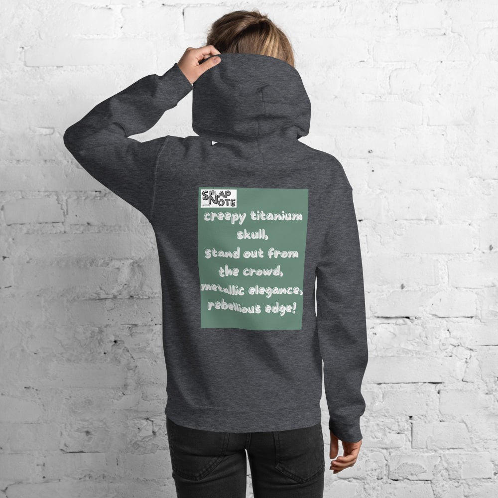 hoodie-hooded-sweatshirt-creepy-skull-military-green-design-snapnote-streetwear-dark-heather-woman-back