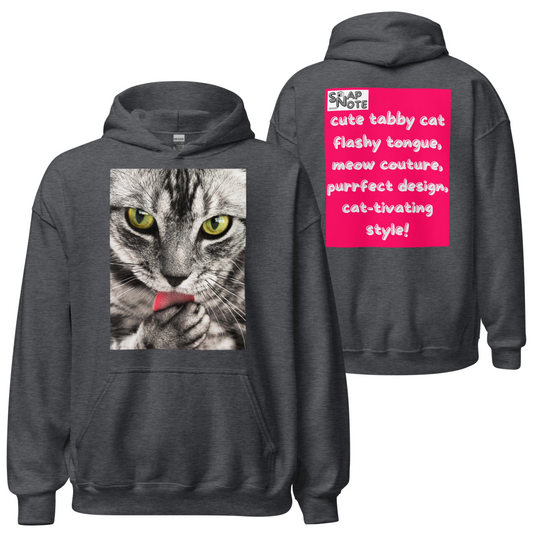 hoodie-hooded-sweatshirt-cute-tabby-cat-pink-design-snapnote-streetwear-dark-heather